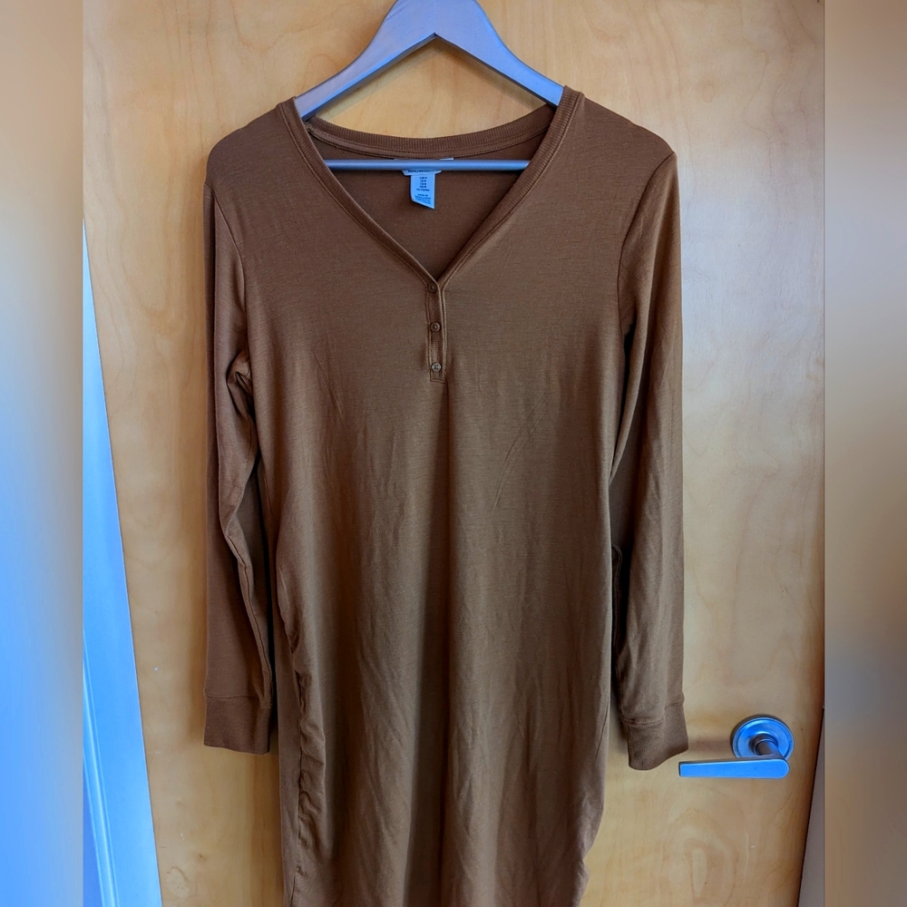 SOLD H&M maternity jersey Henley dress